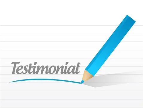 Testimonial message illustration design Stock Illustration