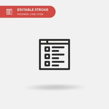 Testimonial Simple vector icon. Illustration symbol design template for web m Stock Illustration