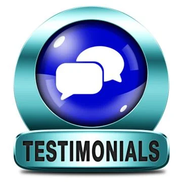 Testimonials Illustrazione stock