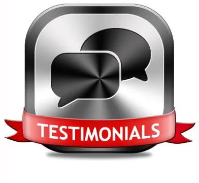 Testimonilas button Stock Illustration