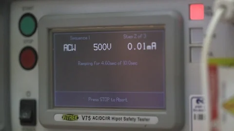 Testing and assembling lab work Stock Footage 113187596