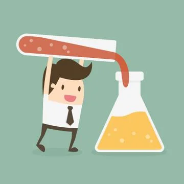 Testing And Experimentation. Stock Illustration