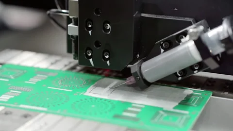 Testing and repair of electronic boards. Stock Footage 278527514