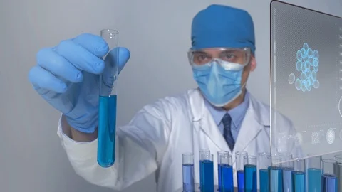 Testing Chemical Liquids  스톡 동영상 125701654