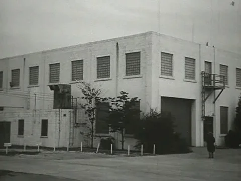Testing of clothing in different weather are conducted in laboratory - 1952 Stock Footage 97592722