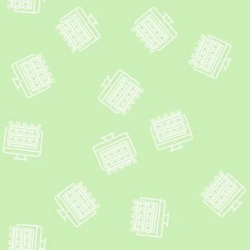 Testing computer screen semiconductor manufacturing line seamless pattern Illustrazione stock