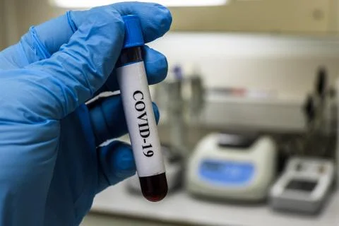 Testing on COVID-19. Stock Photos