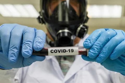 Testing on COVID-19. Stock Photos