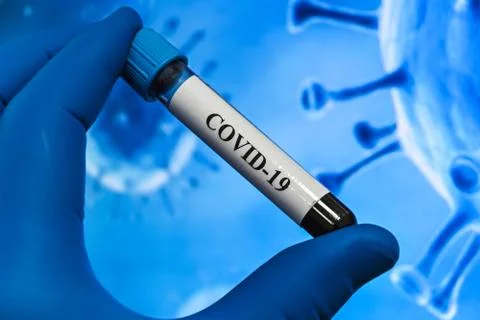 Testing on COVID-19. Stock-Fotos