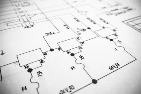 Testing electronical devices Stock Photos