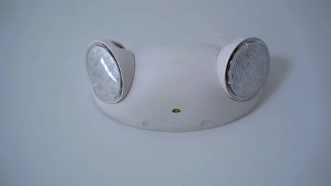 Testing Emergency Power Light Video stock 148154892