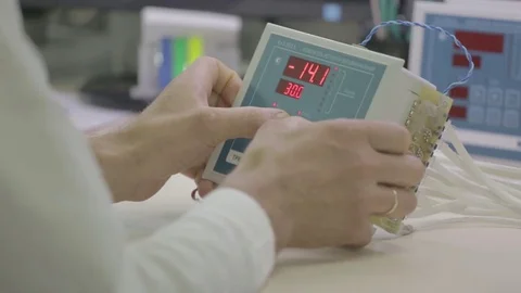 Testing of finished products at the factory Stock Footage 78784879