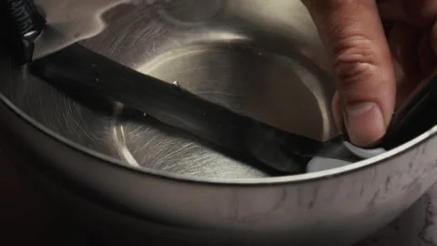 Testing Flat Inner Tube in Water bucket for Air Bubbles Stock Footage 337962544