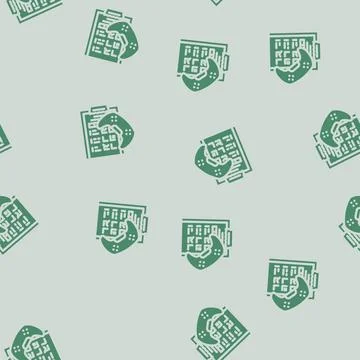 Testing game development glyph vector seamless pattern イラスト素材