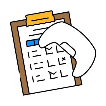 Testing game development icon color illustration Illustrazione stock