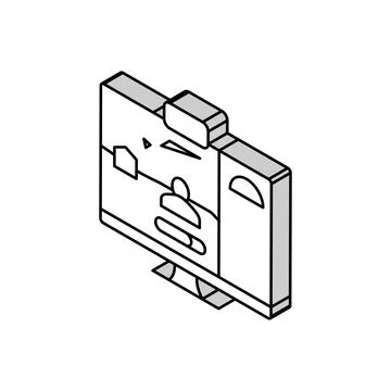 Testing game development isometric icon vector illustration Stock Illustration