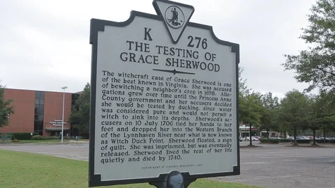 The Testing of Grace Sherwood Stock Footage 124658153