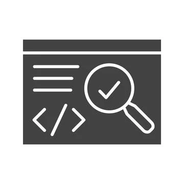Testing icon vector image. Stock Illustration