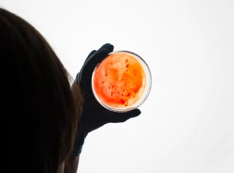 Testing for intestinal bacterial infection Stock Photos