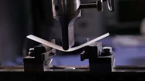 Testing materials for strength 2 Stock Footage 59937136