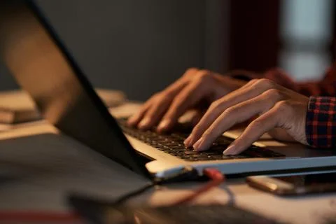 Testing new program 库存照片