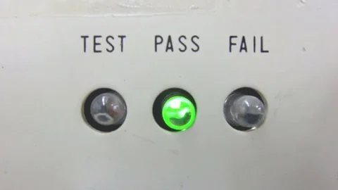 Testing to PASS/FAIL Video stock 72936724