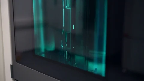 Testing of plastic windows in production Stock Footage 93448280