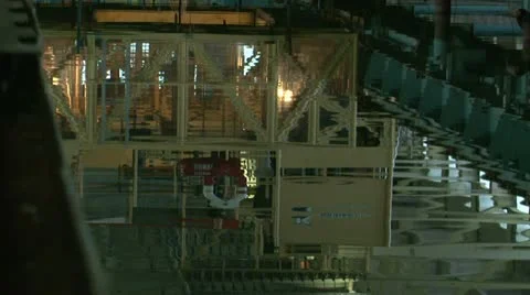 The testing pool for ship models. Video stock 11293597