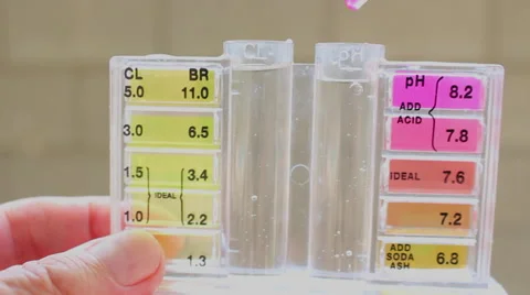 Testing Pool Water 스톡 동영상 50259887