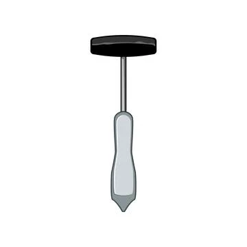 Testing reflex hammer cartoon vector illustration Stock Illustration