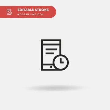 Testing Simple vector icon. Illustration symbol design template for web mobil Illustrazione stock