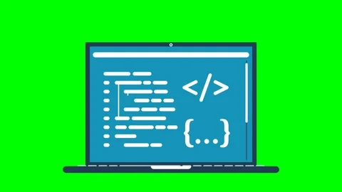 Testing software on a laptop. Fixing program code. Search for bugs and viruses Stock Footage 272201858