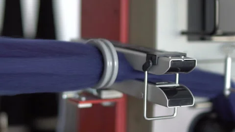 Testing of tops and threads in the laboratory 2 Stock Footage 99705522