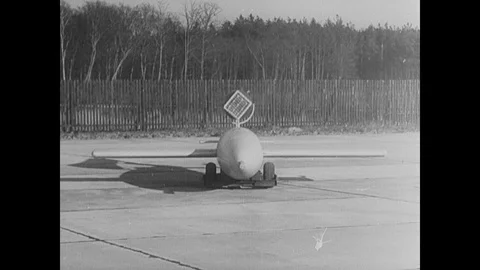 Testing of V1 rocket prototype Stock-Footage 103383464
