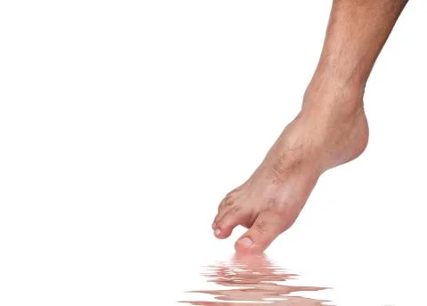 Testing the waters Stock Photos