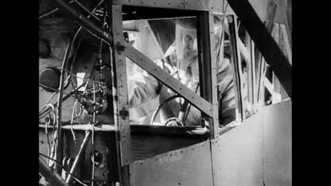 Testing Weird Prototype Gyro-plane For Strato Flight Stock Footage 110884637