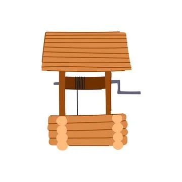Testing well water cartoon vector illustration Stock Illustration