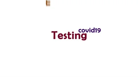 Testing word cloud animation isolated on white Stock Footage 129093571