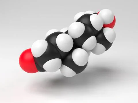 Testosterone hormone molecule Stock Illustration