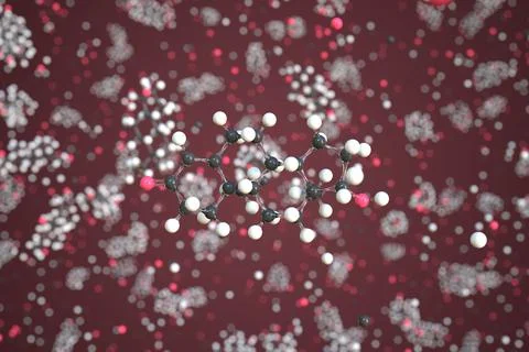 Testosterone molecule. Conceptual molecular model. Chemical 3d rendering Stock Illustration