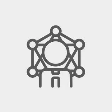 Testosterone molecule structure, medical vector illustration Stock Illustration