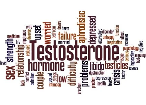 Testosterone, word cloud concept イラスト素材