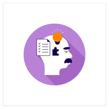 Tests flat icon Stock Illustration