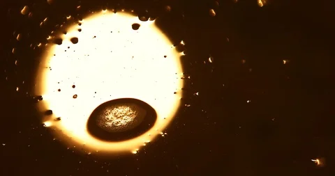 Tests Of Liquid Feces In A Under A Microscope Stock Footage 113179237