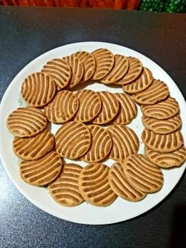 Testy biscuits Stock Photos