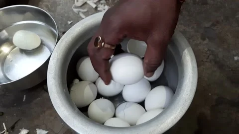 The testy eggs Stock Footage 167813636