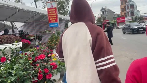 Tet market Stock Footage 300237232