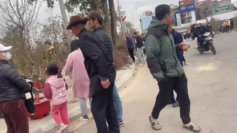 Tet market Stock-Footage 300237328