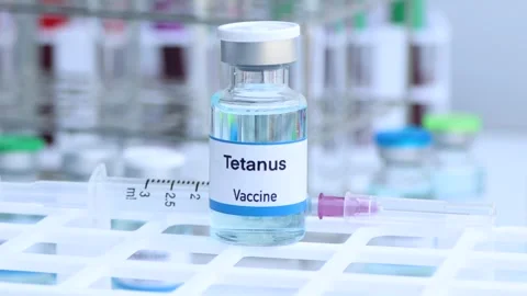 Tetanus Vaccine Stock Video Footage 