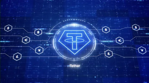 Tether Logo Stock Footage ~ Royalty Free Stock Videos | Pond5